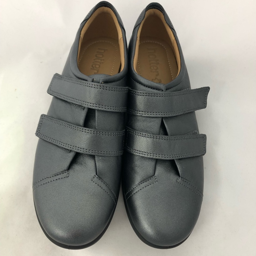 HOTTER LEAP PEWTER SHOES 9